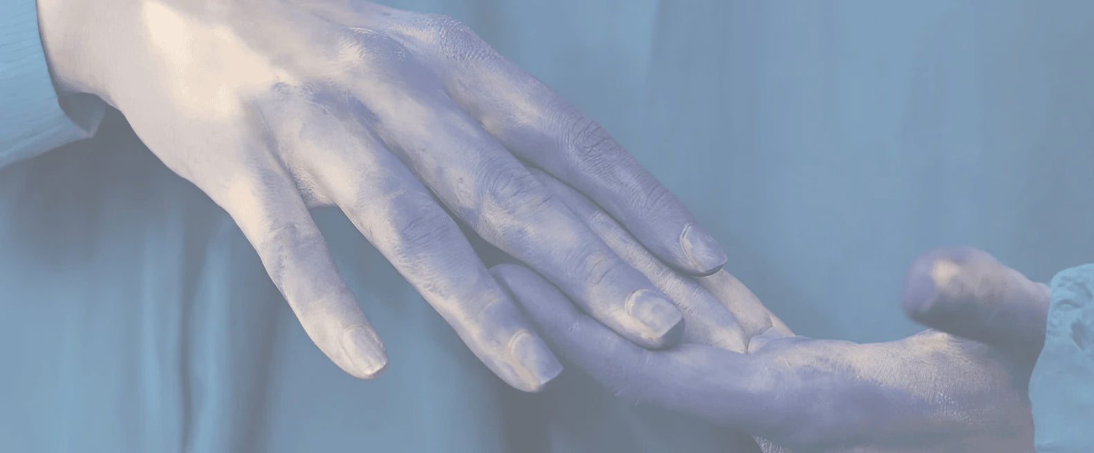 Close-up of a hand with a blurred background